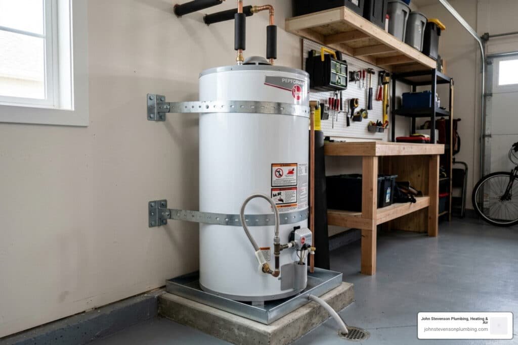 earthquake straps water heater california requirement